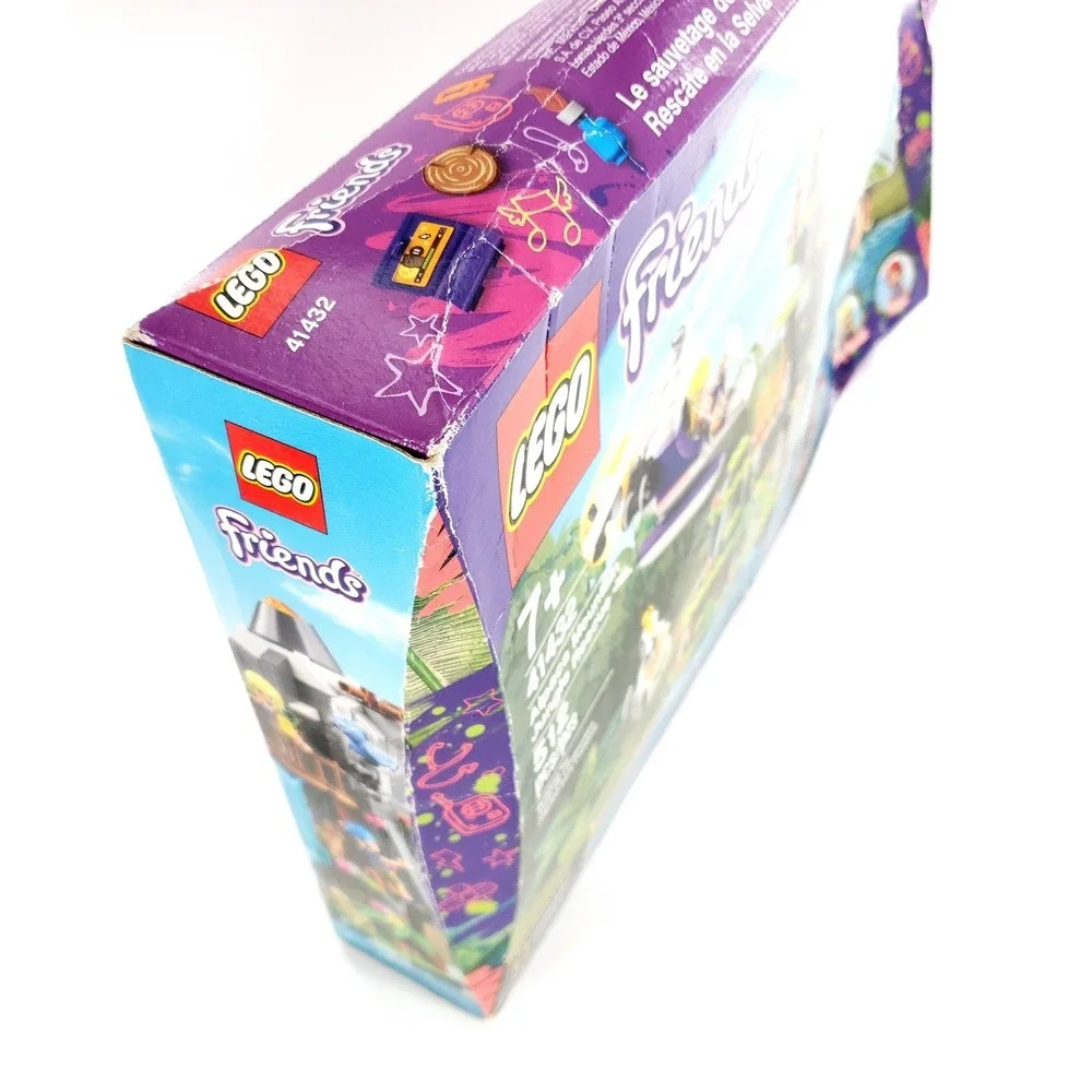 LEGO FRIENDS: Alpaca Mountain Jungle Rescue 41432 DAMAGED CRUSHED BOX New Sealed